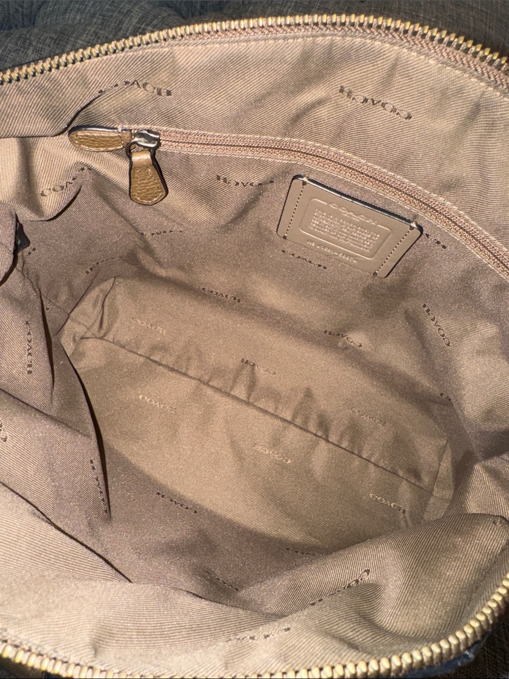 Coach Bag Prairie Brown Pebbled Leather Satchel - Picture 13 of 17